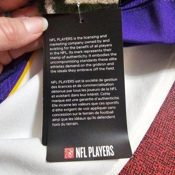 Nike NFL Vikings 2012 On Field Jersey Sz 3X 5G Blank Minnesota Football NWT - Picture 12 of 13